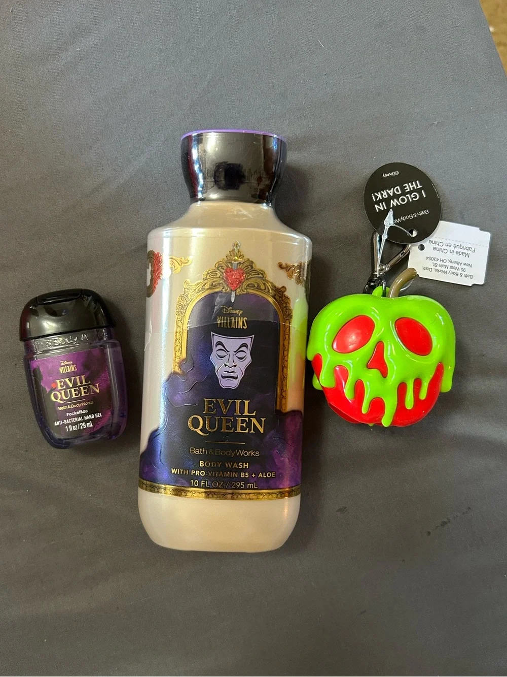 Bath & Body Works Evil Queen Body Wash, pocketbac holder & pocketbac